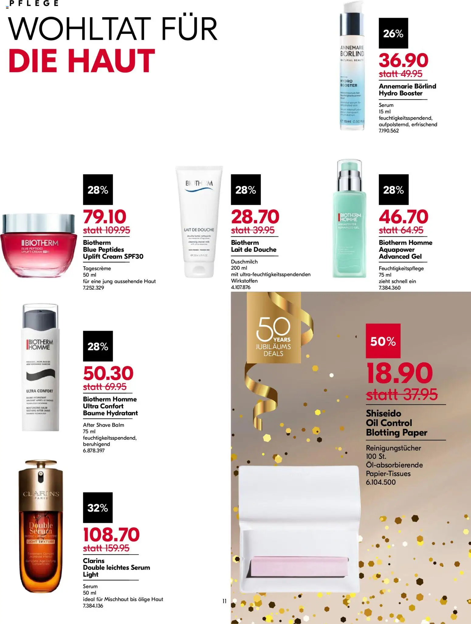 Import Parfumerie aktionen – gültig ab 17.09.2026 | Seite: 9 | Produkte: Serum, Reinigungstücher, Tagescreme