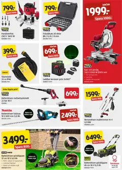 Jula erbjudanden - Förhandsvisning av reklamblad från butik Jula aktuell från 11.06.2026 | Sida: 5 | Produkter: Gräsklippare, Häcksax, Batteri, Laddare