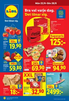 Lidl erbjudanden - Förhandsvisning av reklamblad från butik Lidl aktuell från 22.06.2026