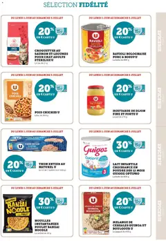 Super U - Prévisualisation de Super U - Ma sélection Carte U Juin valide à partir de 01.06.2026 | Page: 21 | Produits: Nouilles instantanées, Thon, Pois chiches, Guigoz Optipro