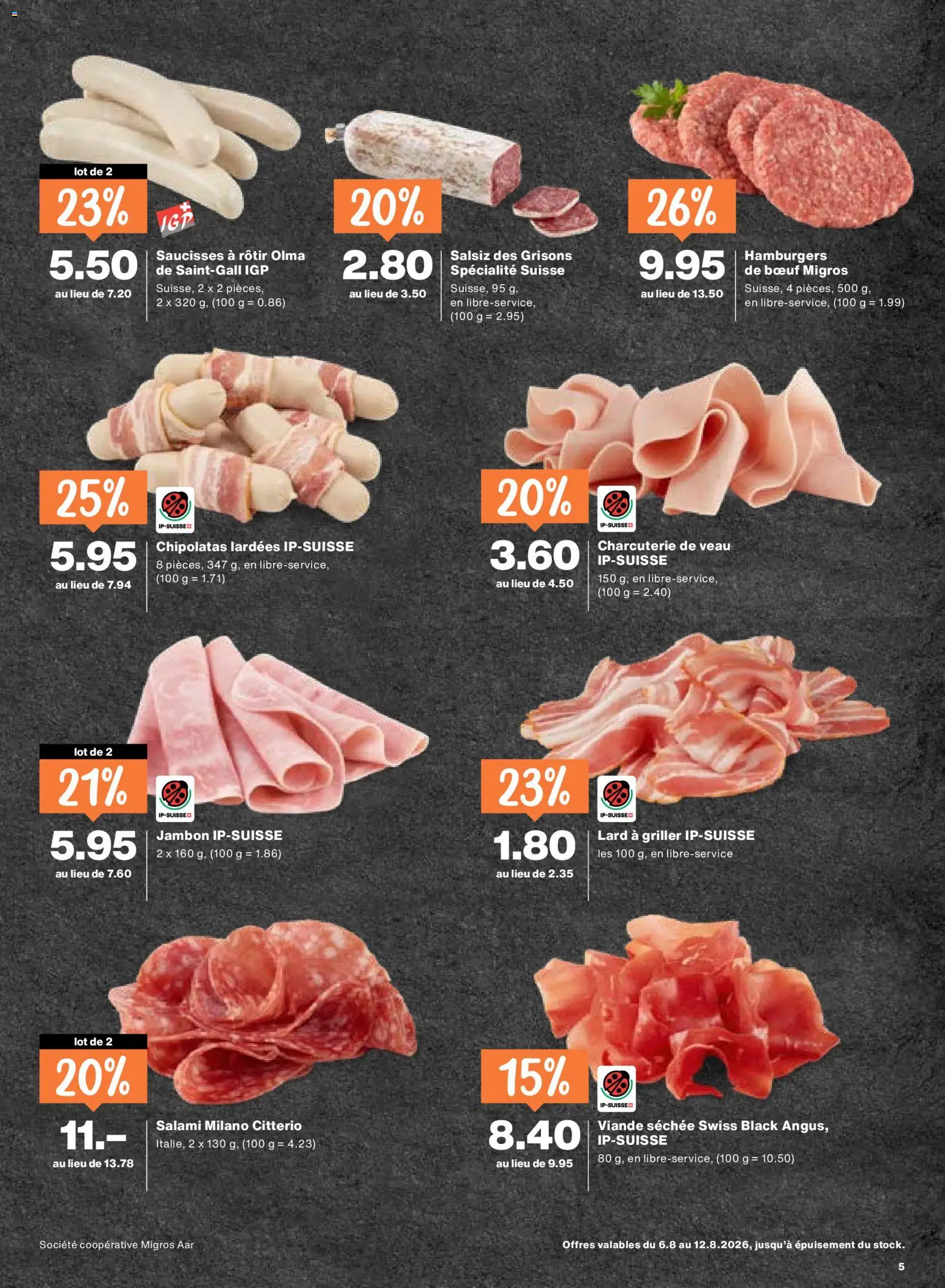 Migros aktionen FR – gültig ab 06.08.2026 | Seite: 5