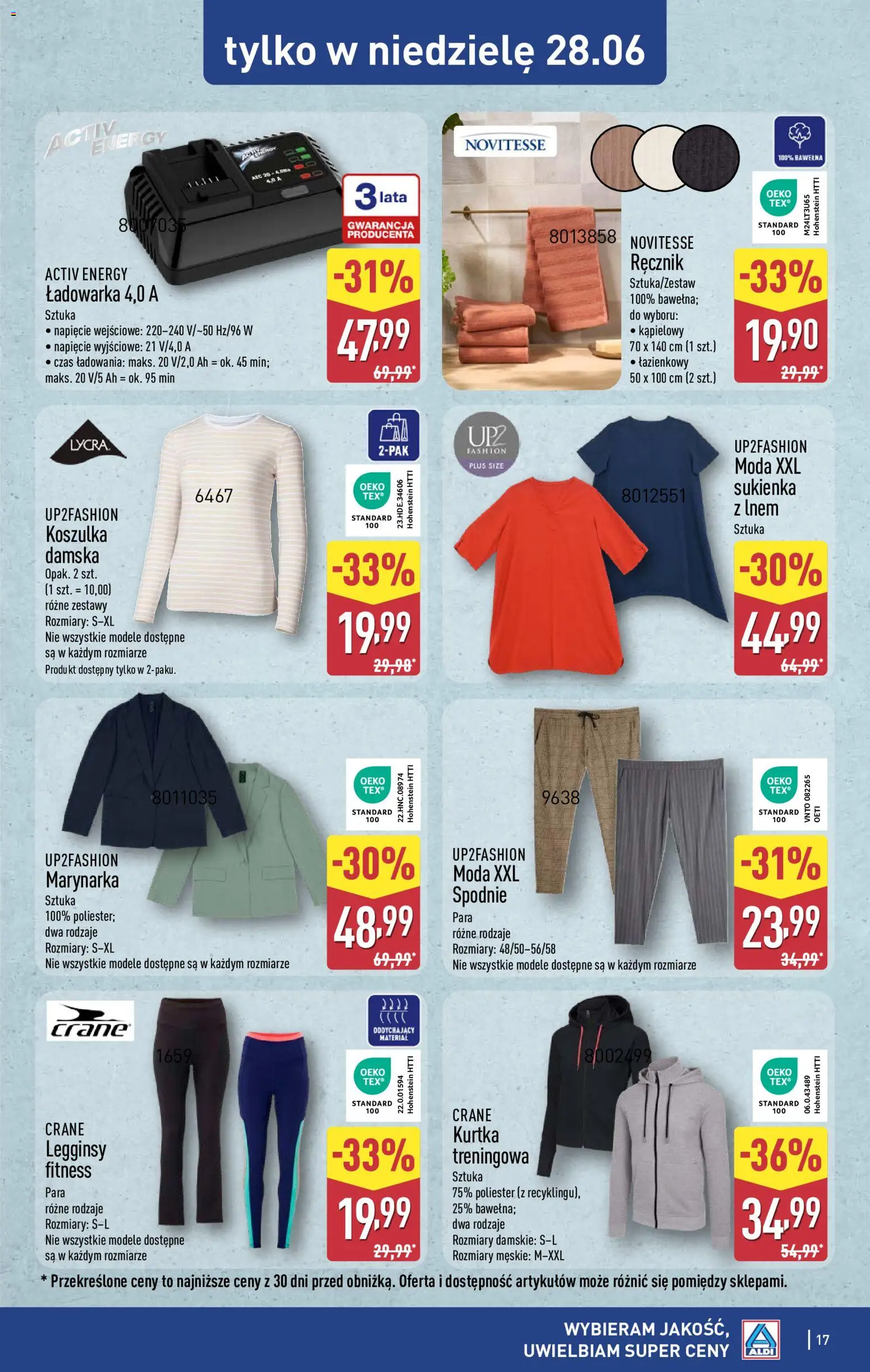 Aldi Polsko leták - Ostatnie sztuki w wybranych sklepach od 24.06.2026 | Strana: 17