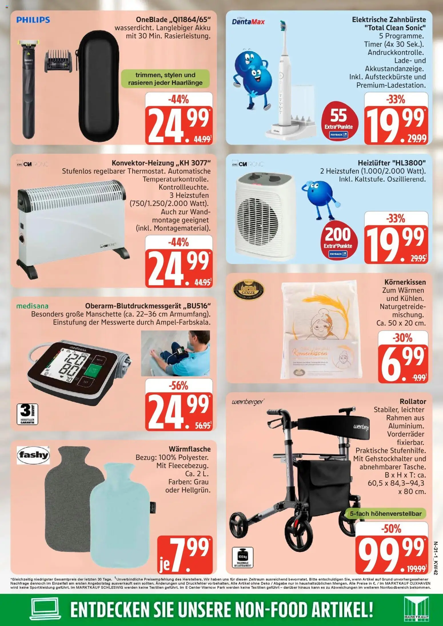 Edeka Prospekt Rostock (ab 12.10.2026) » Angebote Online | Seite: 31 | Produkte: Philips, Elektrische zahnbürste, Zahnbürste