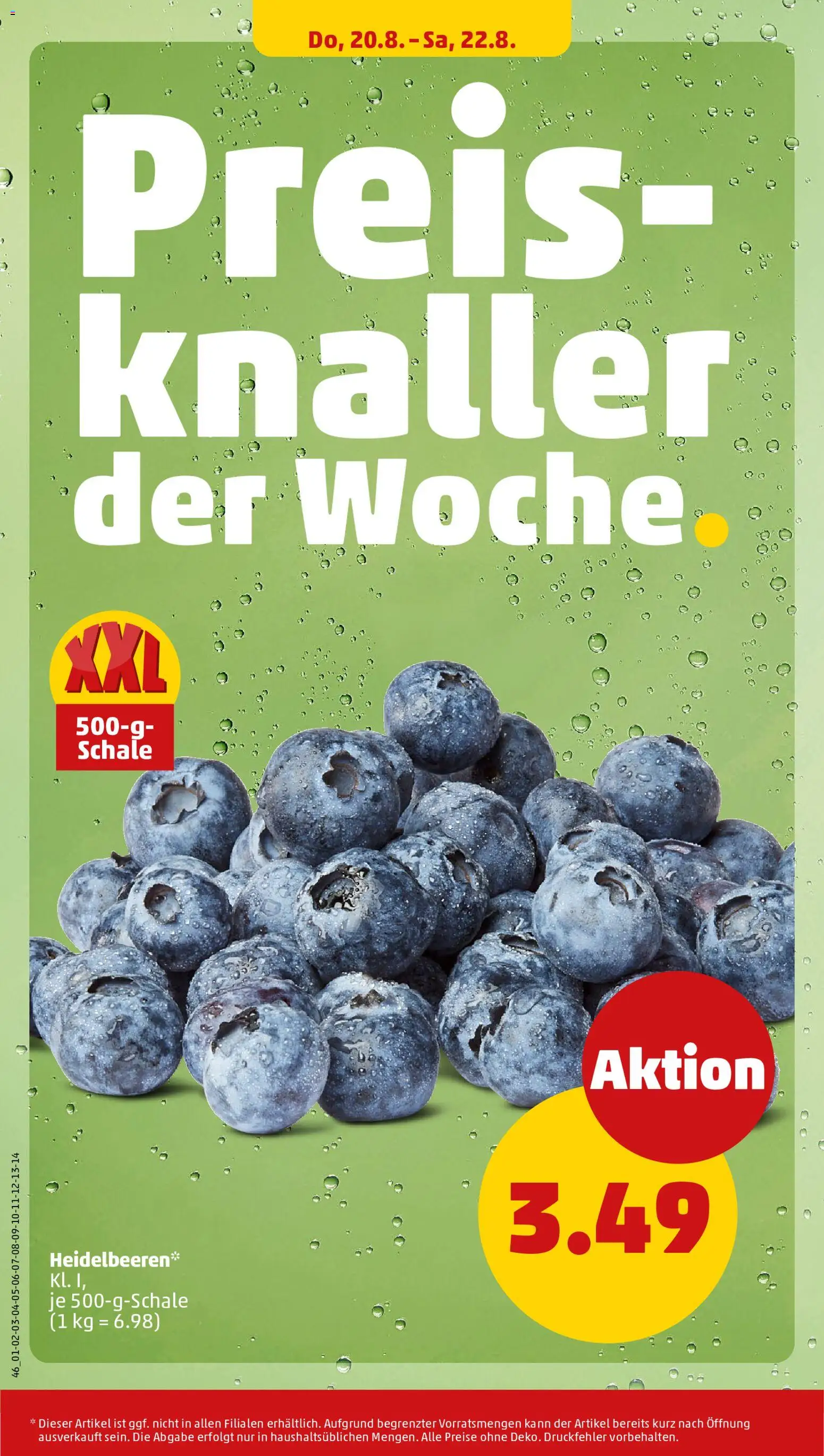 Penny Prospekt – gültig ab 17.08.2026 | Seite: 32 | Produkte: Heidelbeeren