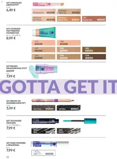 AVON Katalog Oktober 2026 ab 01.10.2026 gültig | Seite: 58 | Produkte: Mascara, Foundation, Augenbrauenstift