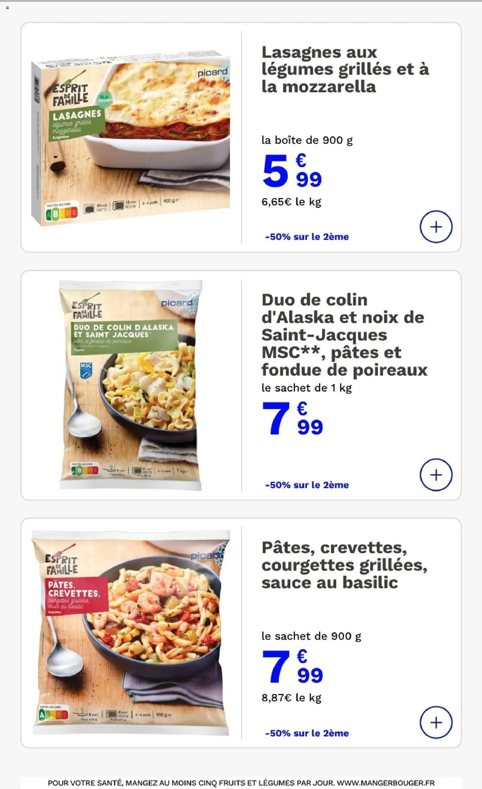 {H1} | Page: 7 | Produits: Poireaux, Mozzarella, Pâtes, Noix