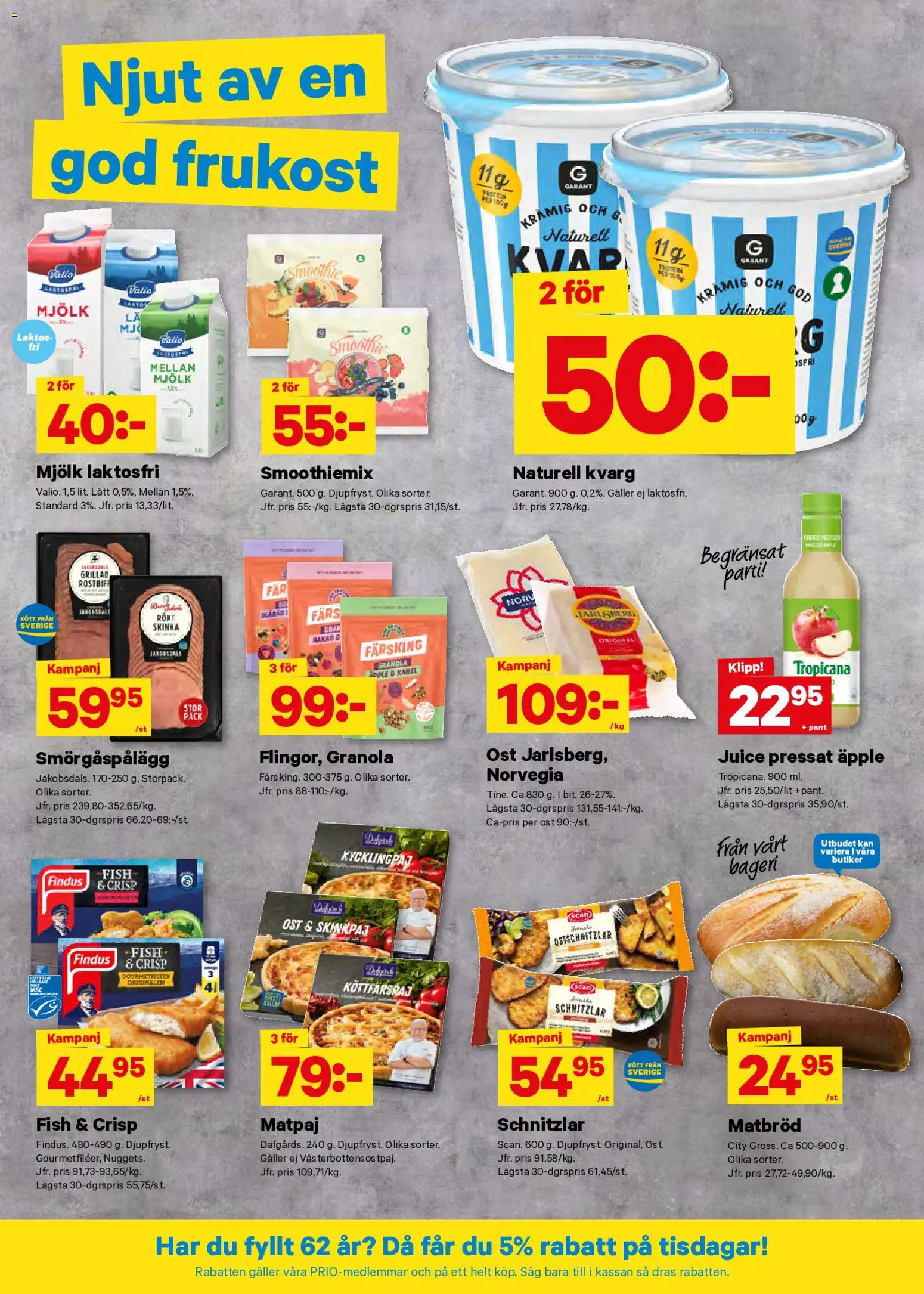 City Gross reklamblad aktuell från 18.05.2026 | Sida: 6 | Produkter: Smörgåspålägg, Mjölk, Skinka, Kvarg