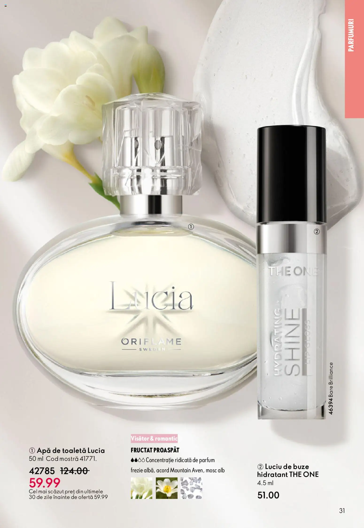 Noul catalog Oriflame – valabil de la 27.05.2026 | Pagină: 31 | Produse: Toaletă, Parfum, Apă de toaletă, Apă
