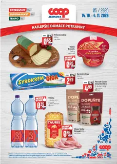 COOP Jednota leták platný od 14.10.2026