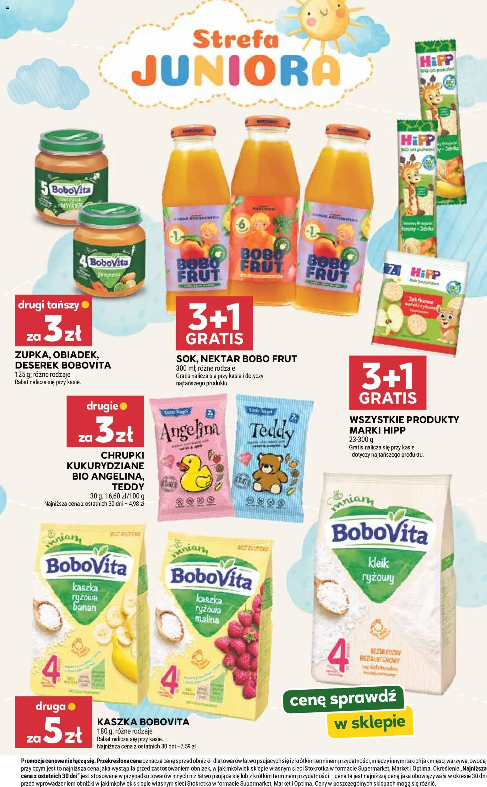 Stokrotka gazetka - Market od 24.09.2026 | Strona: 30 | Produkty: Malina, Kleik ryżowy, Chrupki, Bobo frut