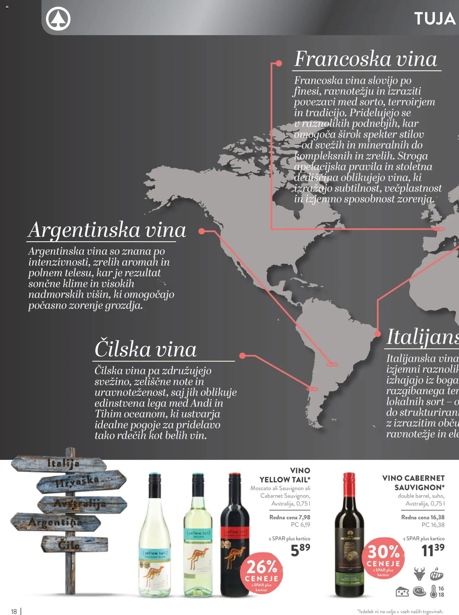 Novi Spar katalog ponudbe – veljaven od 05.11.2025 | Stran: 18 | Izdelki: Vino