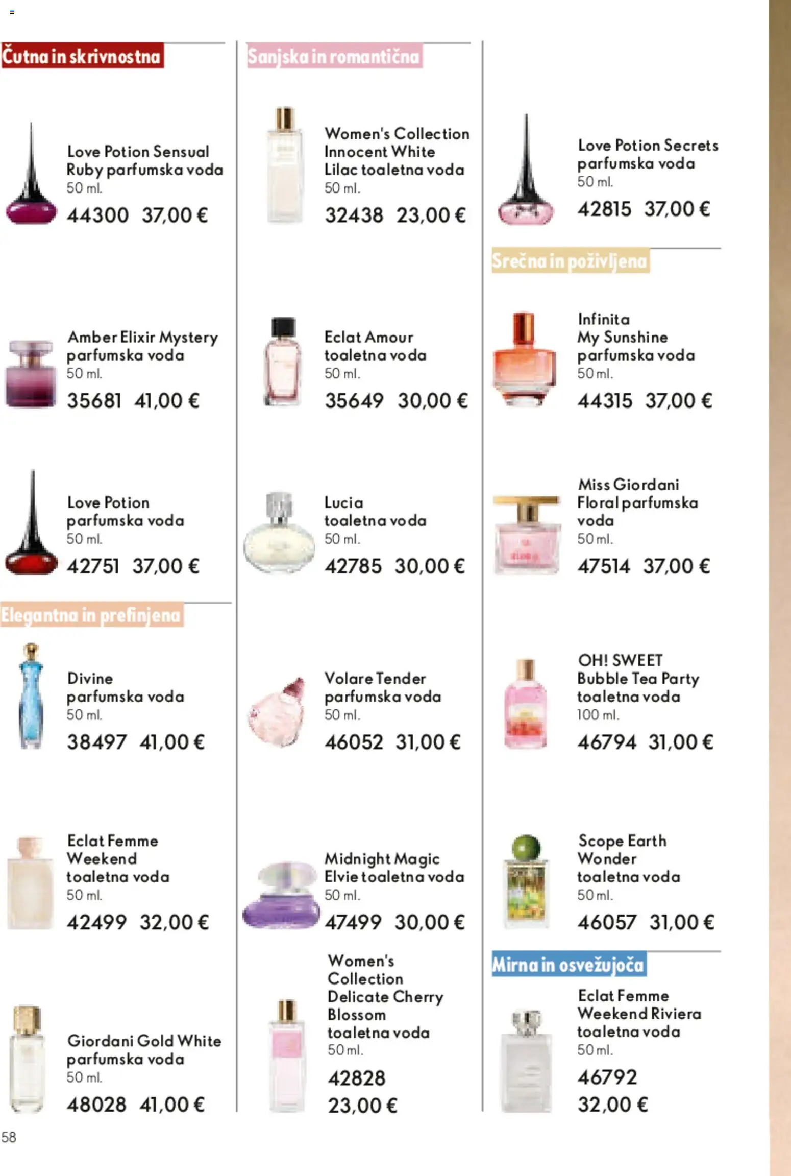 Novi Oriflame katalog ponudbe – veljaven od 13.05.2026 | Stran: 57 | Izdelki: Voda, Toaletna voda, Parfumska voda