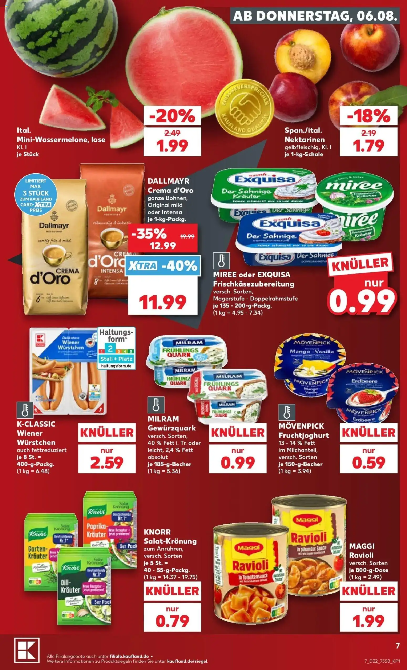 Kaufland Prospekt Buchen – gültig ab 03.08.2026 | Seite: 16 | Produkte: Maggi, Fruchtjoghurt, Exquisa, Dill