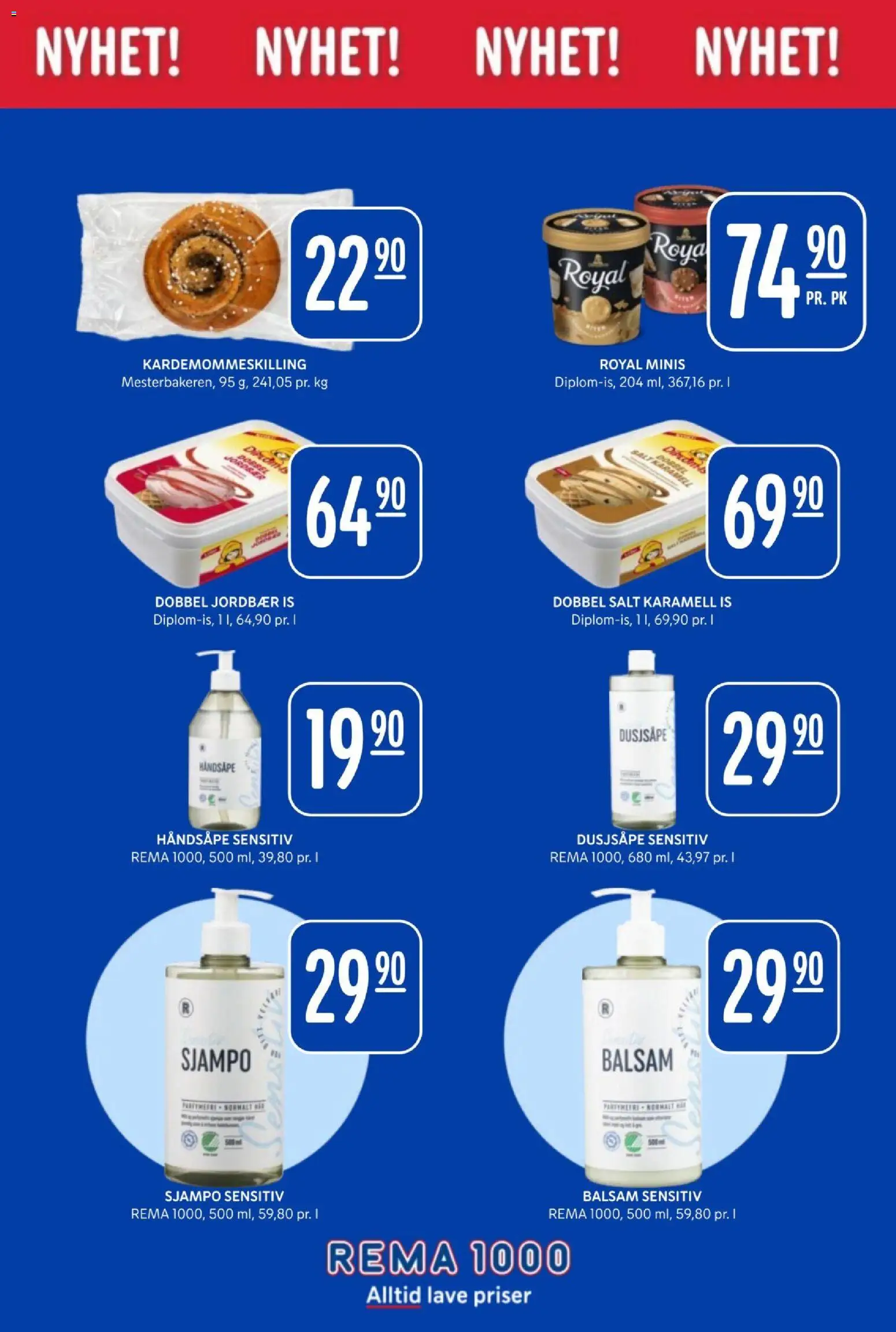 {H1} | Side: 7 | Produkter: Håndsåpe, Jordbær, Sjampo, Balsam