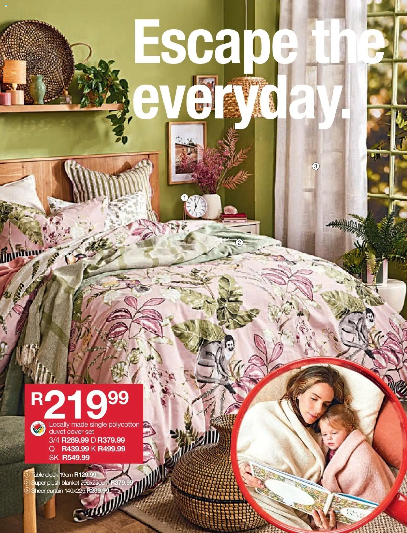 New MRP Home catalogue – valid from 25/06/2026 | Page: 4 | Products: Cover, Duvet, Blanket, Clock