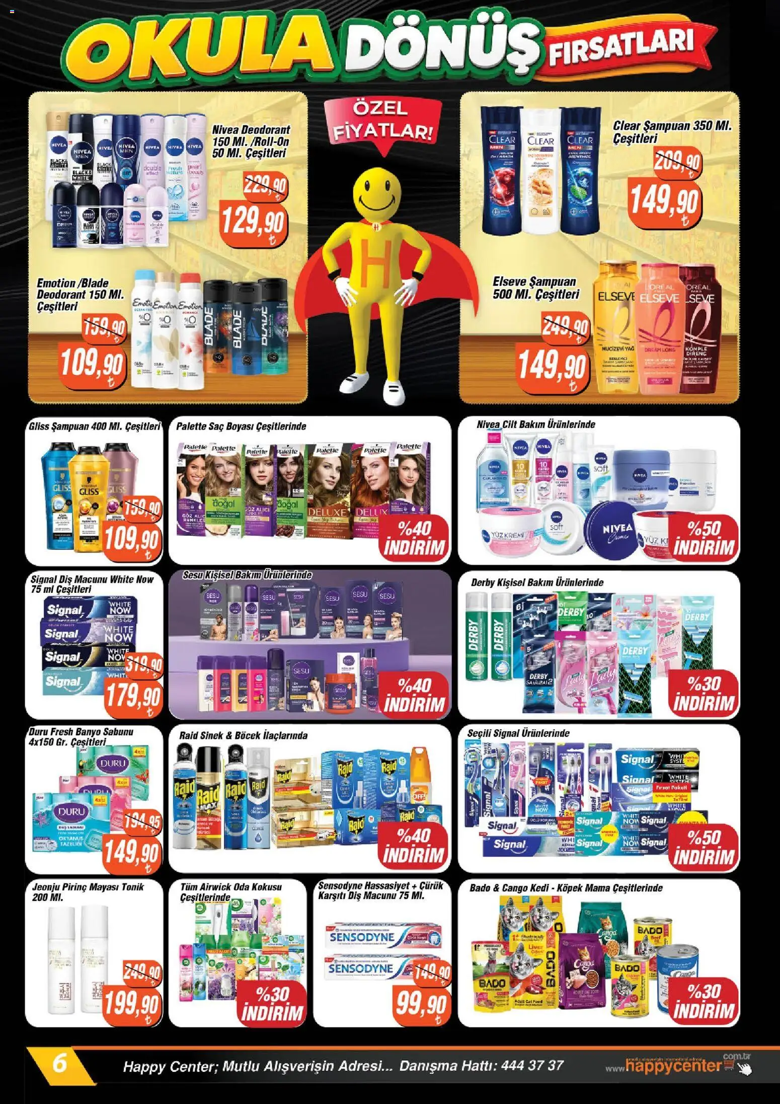 Happy Center Katalog - 09 Eylül 2026 tarihinden itibaren geçerlidir | Sayfa: 6 | Ürünler: Şampuan, Alıç, Deodorant, Pirinç