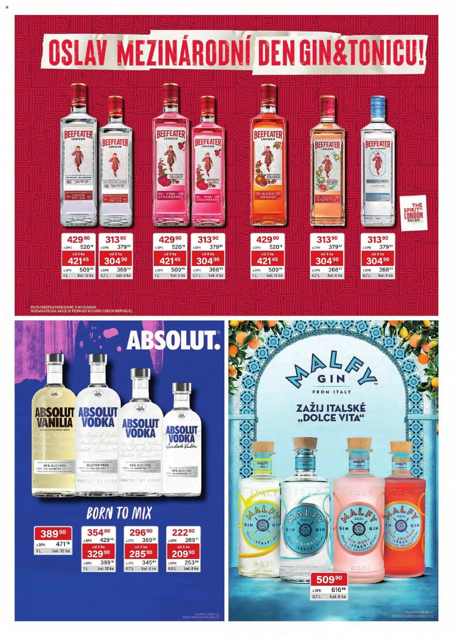 Astur & Qanto leták - Velkoobchod 10/2026 od 01.10.2026 | Strana: 28 | Produkty: Vodka, Grapefruit, Beefeater, Malfy Gin