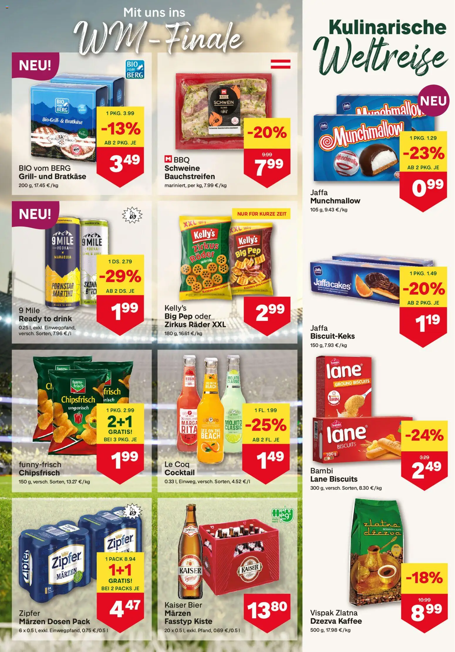 MPREIS Flugblatt gültig ab 16.07.2026 | Seite: 7 | Produkte: Rock, Grill, Kaffee, Bier