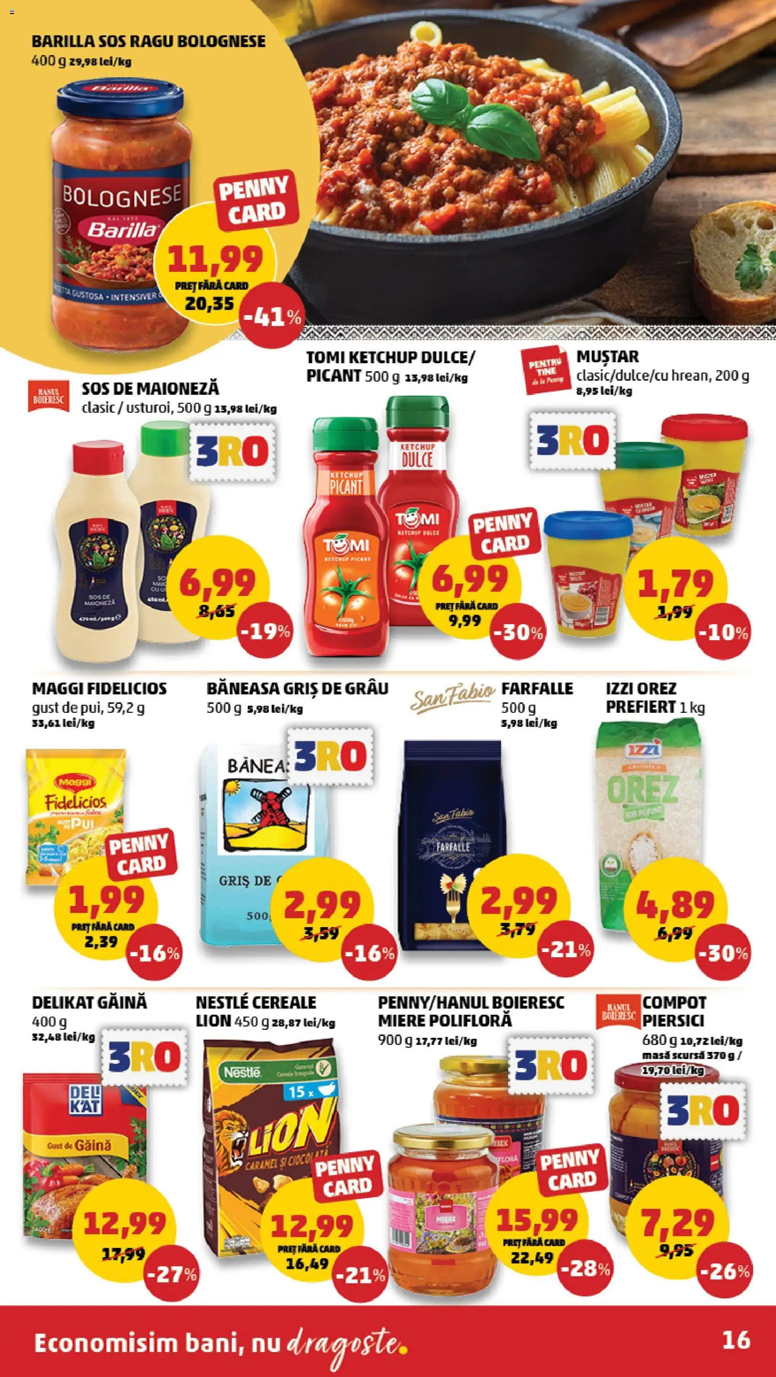 Noul catalog PENNY – valabil de la 23.09.2026 | Pagină: 16 | Produse: Pui, Miere polifloră, Muștar, Ketchup