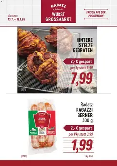 Radatz Flugblatt ab 13.07.2026 gültig