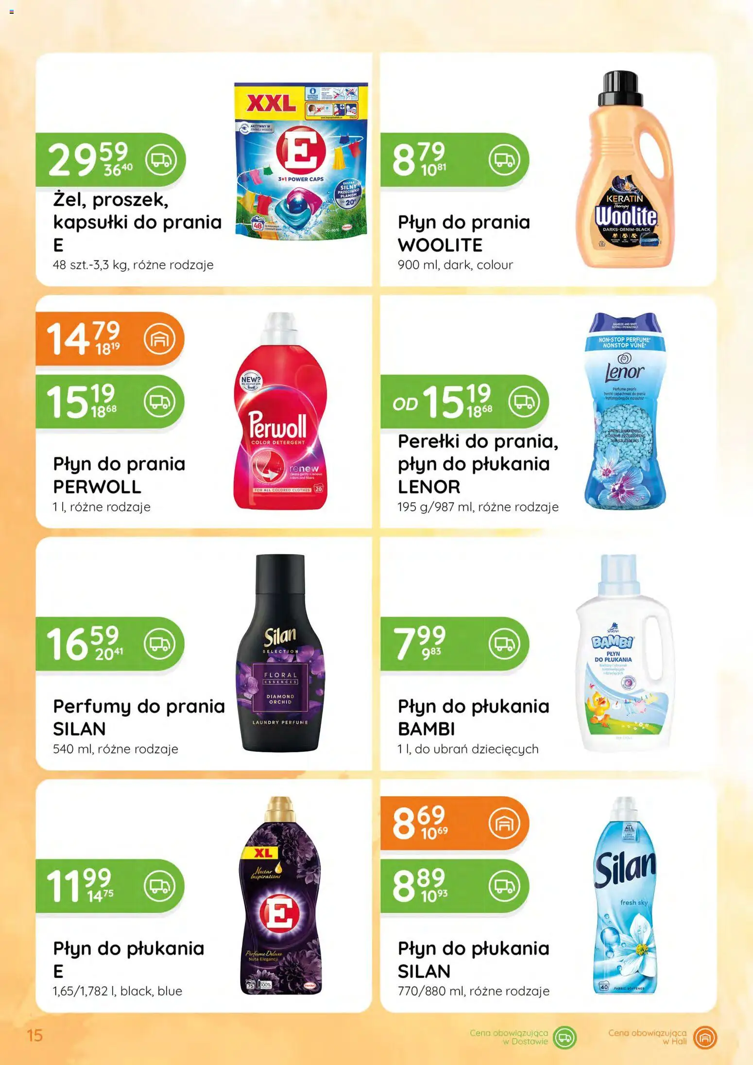Eurocash gazetka - Katalog Chemiczny od 07.05.2026 | Strona: 15 | Produkty: Perfumy, Kapsułki do prania, Detergent