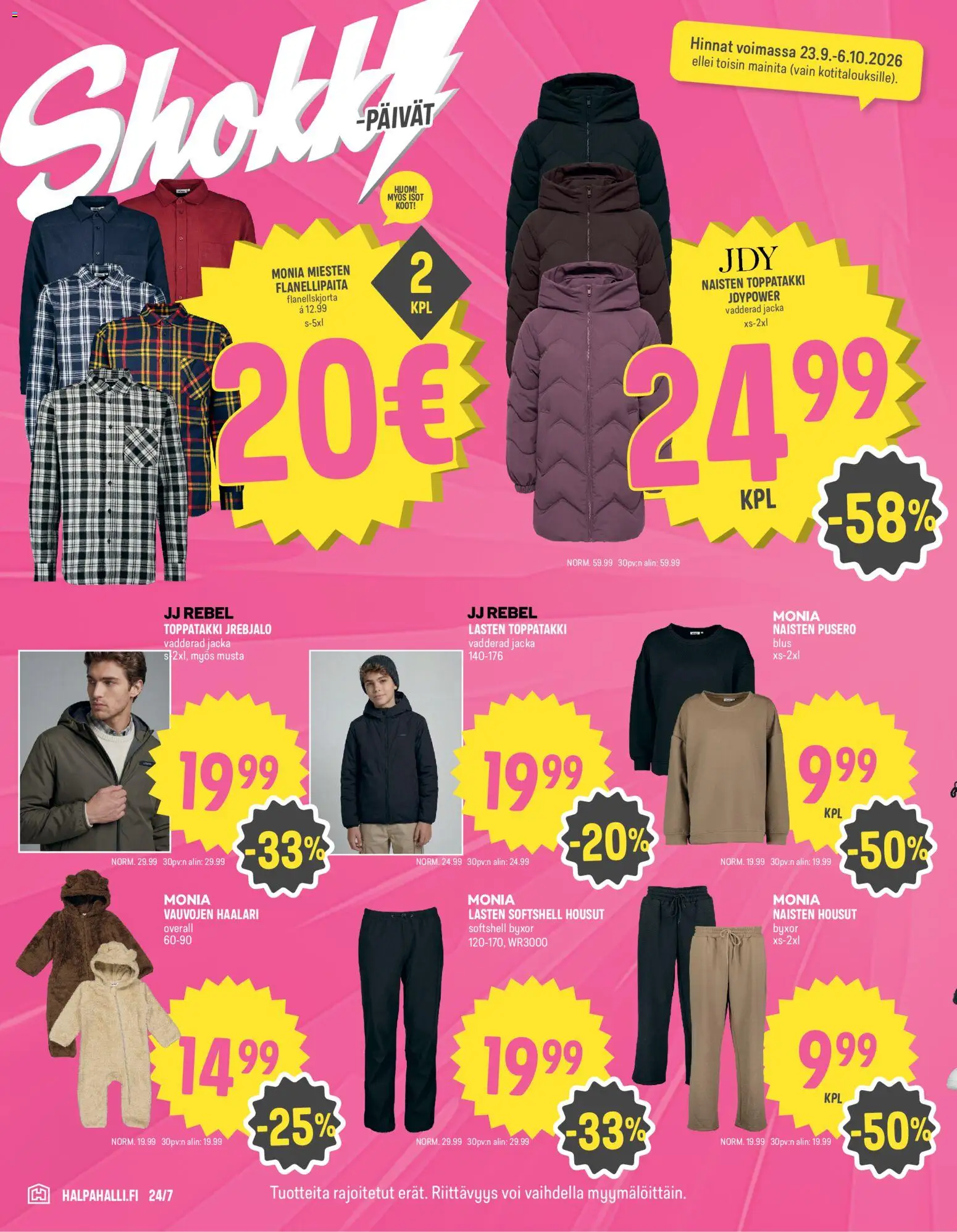 Halpa Halli tarjoukset – voimassa 23/09/2026 alkaen | Sivu: 16