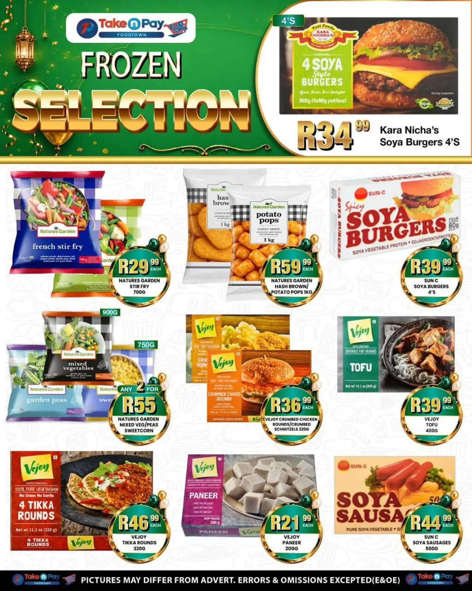 New Take n Pay catalogue – valid from 31/08/2026 | Page: 3 | Products: Chicken, Burgers, Vegetables