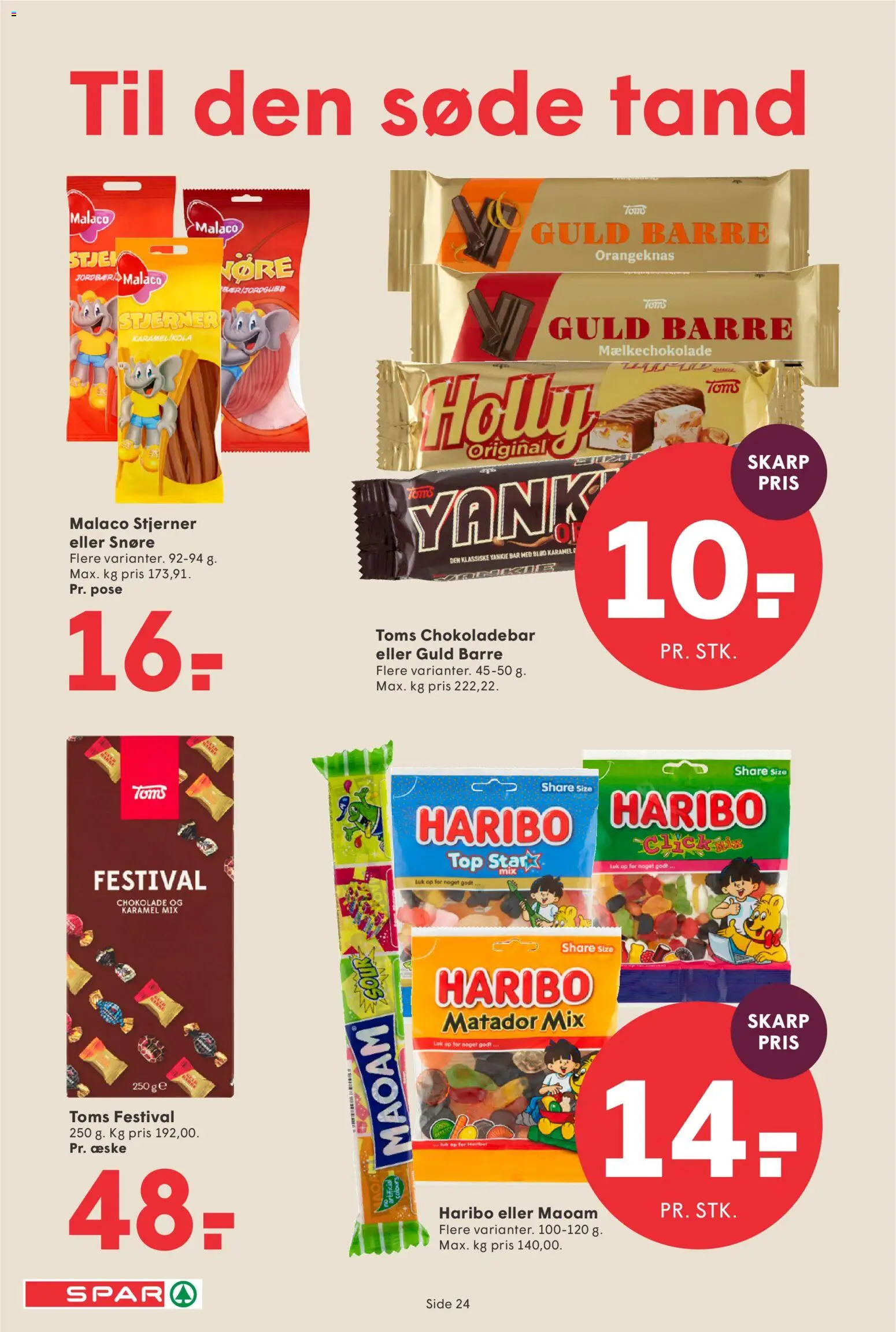 Spar tilbudsavis – gyldig fra 22.05.2026 | Side: 26 | Produkter: Chokolade