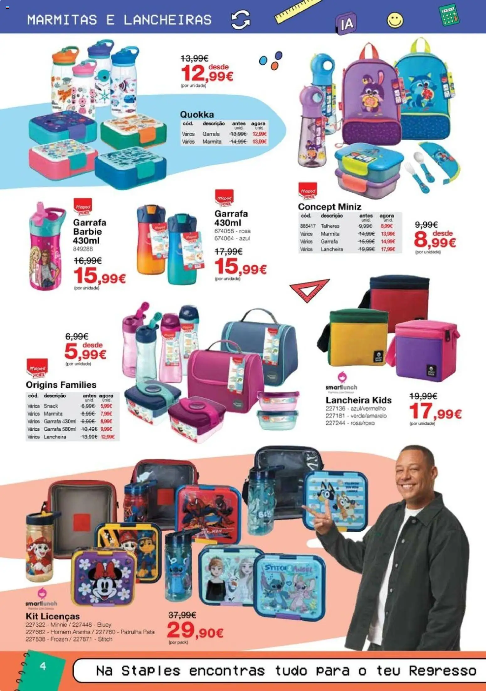 Staples Regresso às Aulas 2026 │ válido de 17/08/2026 | Página: 4 | Produtos: Talheres