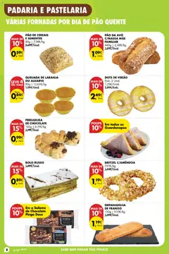 Pré-visualização Pingo Doce Poupe Esta Semana Açores válido de 09/07/2026 | Página: 8 | Produtos: Padaria, Pão, Salame, Cereais