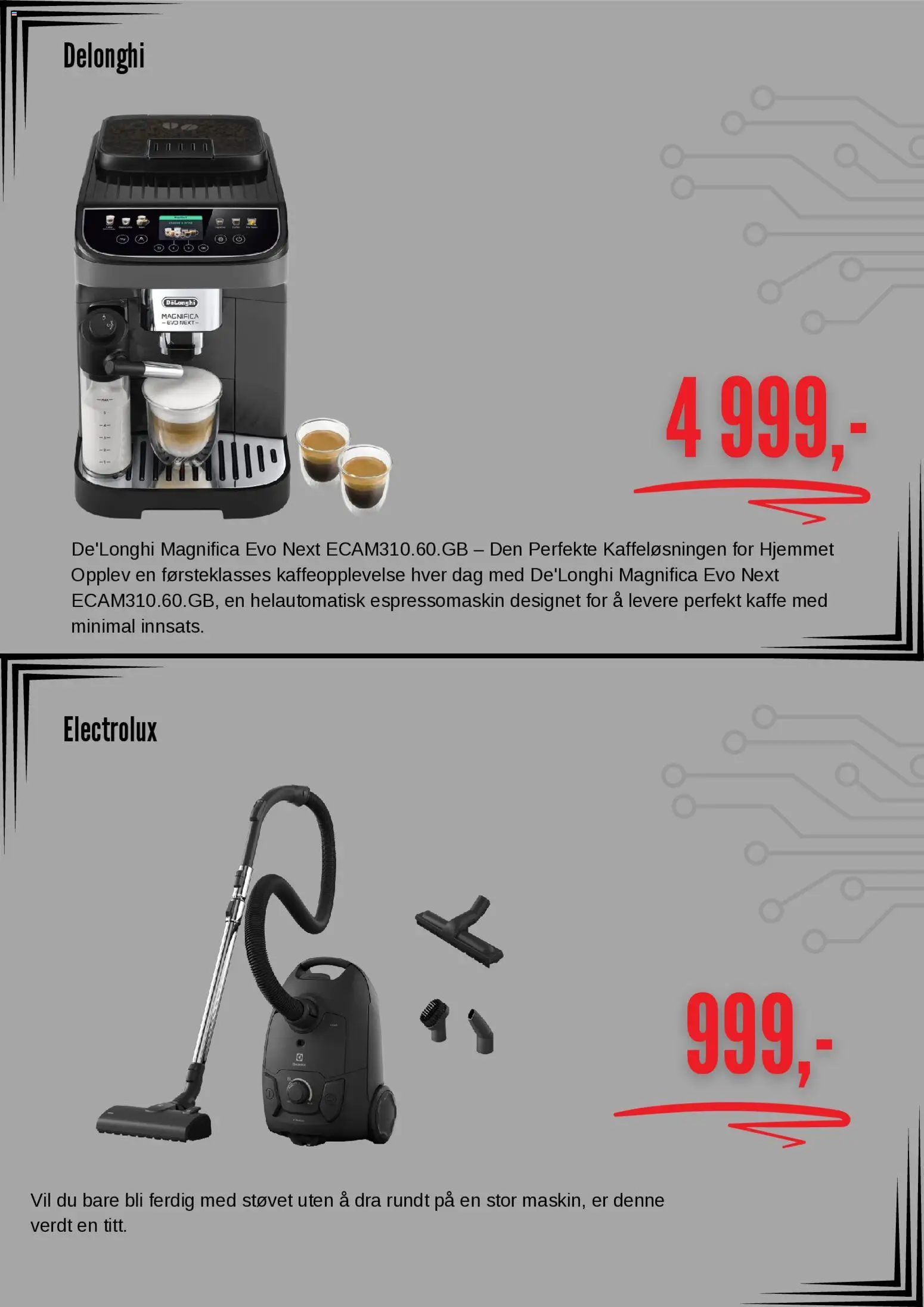 {H1} | Side: 4 | Produkter: Kaffe, Espressomaskin