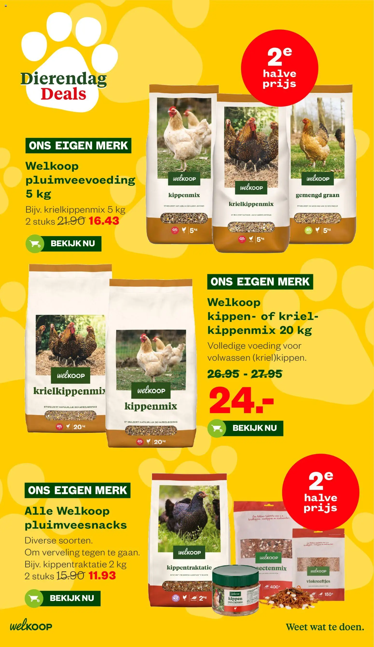 {H1} | Pagina: 6 | Producten: Kippen, Pindakaas