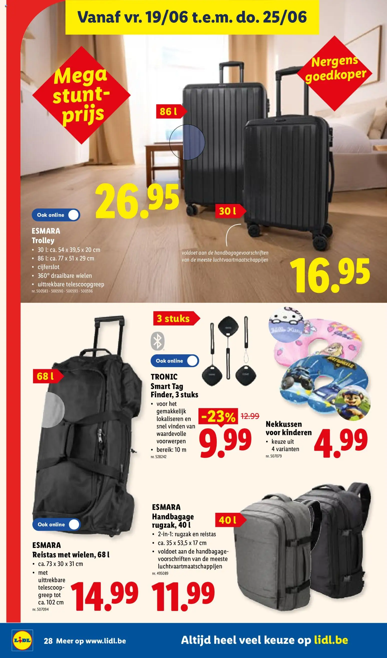{H1} | Pagina: 28 | Producten: Rugzak, Reistas, Trolley