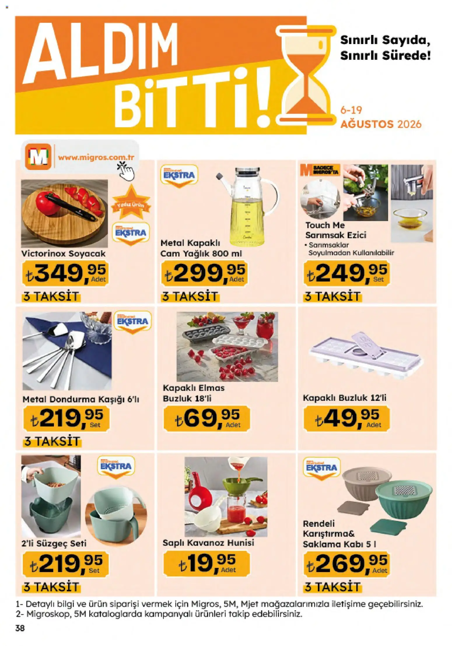 Migros Katalog - 5M Migroskop Dijital - 06 Ağustos 2026 tarihinden itibaren geçerlidir | Sayfa: 152 | Ürünler: Dondurma, Sarımsak