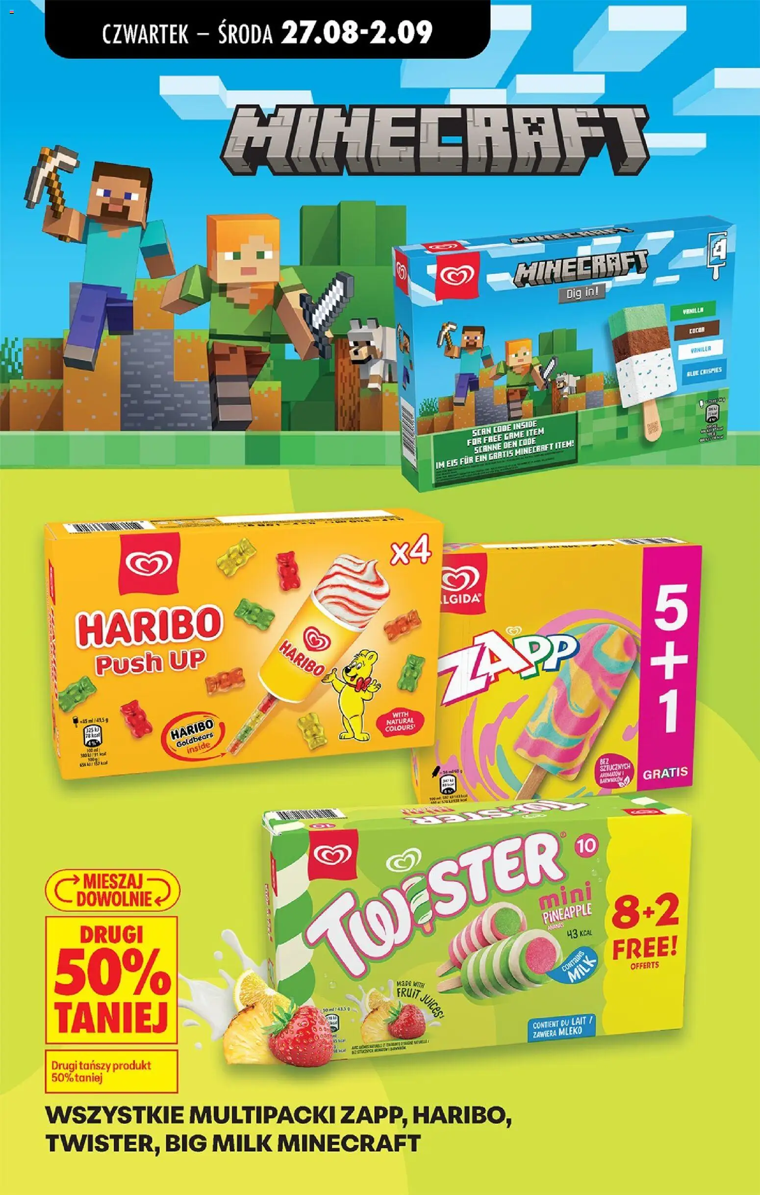 Biedronka Polsko leták - Codziennie niskie ceny od 27.08.2026 | Strana: 29 | Produkty: Mléko, Haribo, Ananas