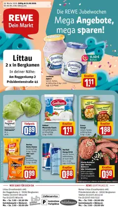 Rewe Prospekt Bergkamen ab 21.09.2026 gültig