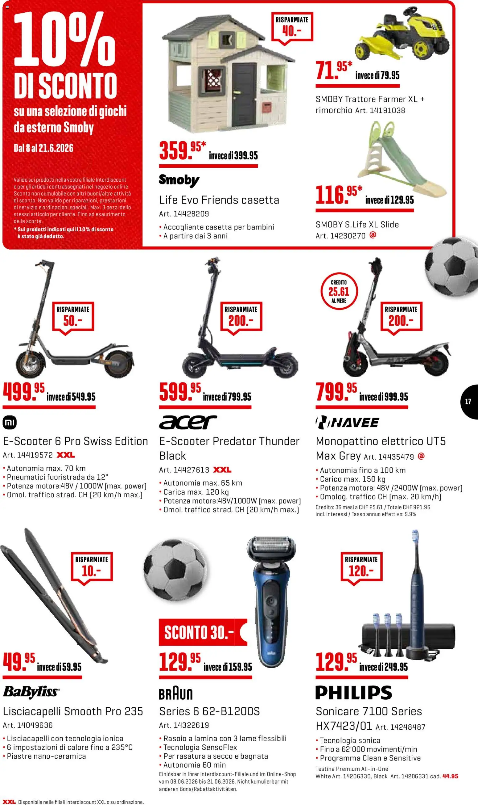 Interdiscount aktionen IT – gültig ab 08.06.2026 | Seite: 17 | Produkte: Philips