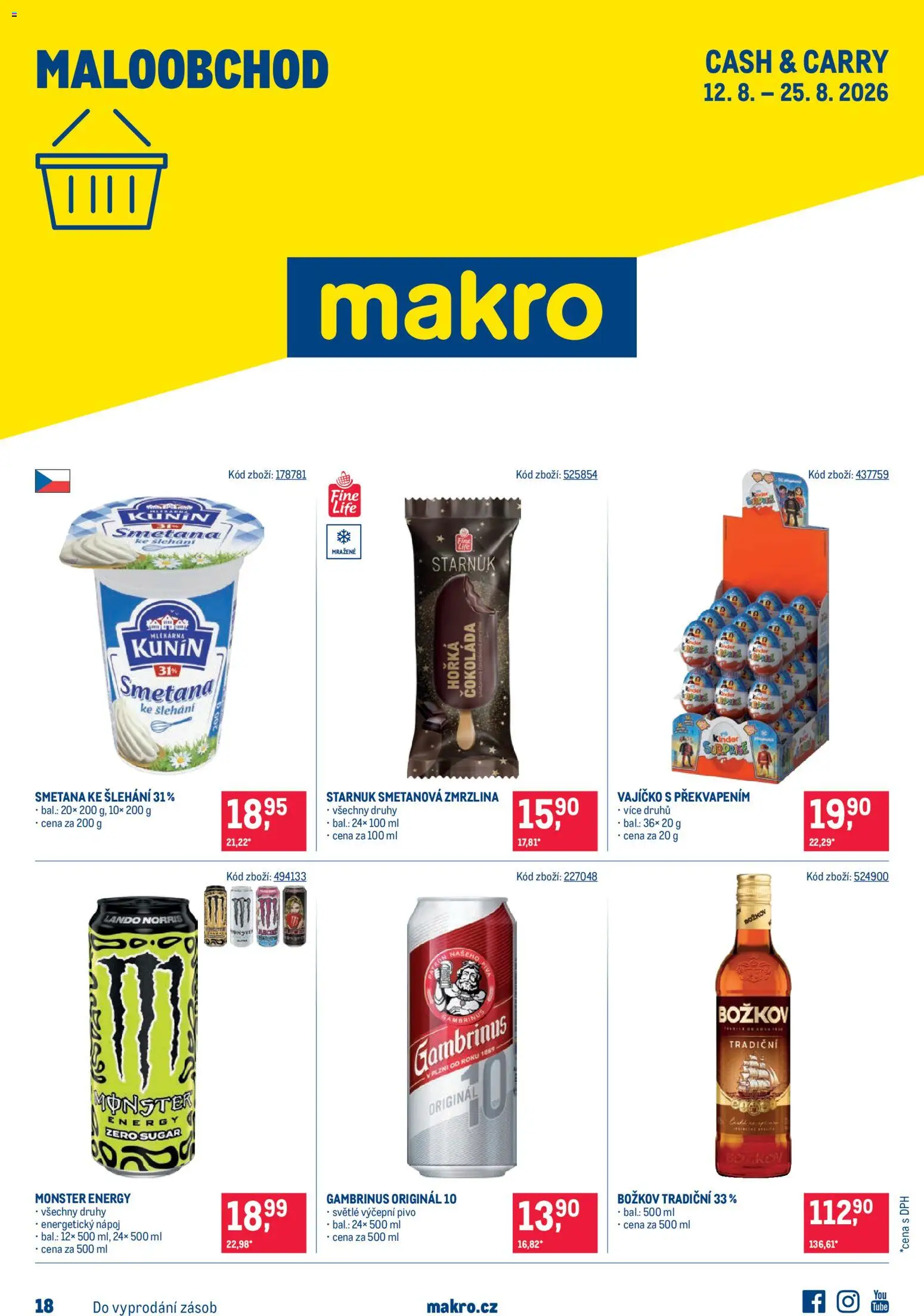 Makro leták - Maloobchod od 12.08.2026 | Strana: 1