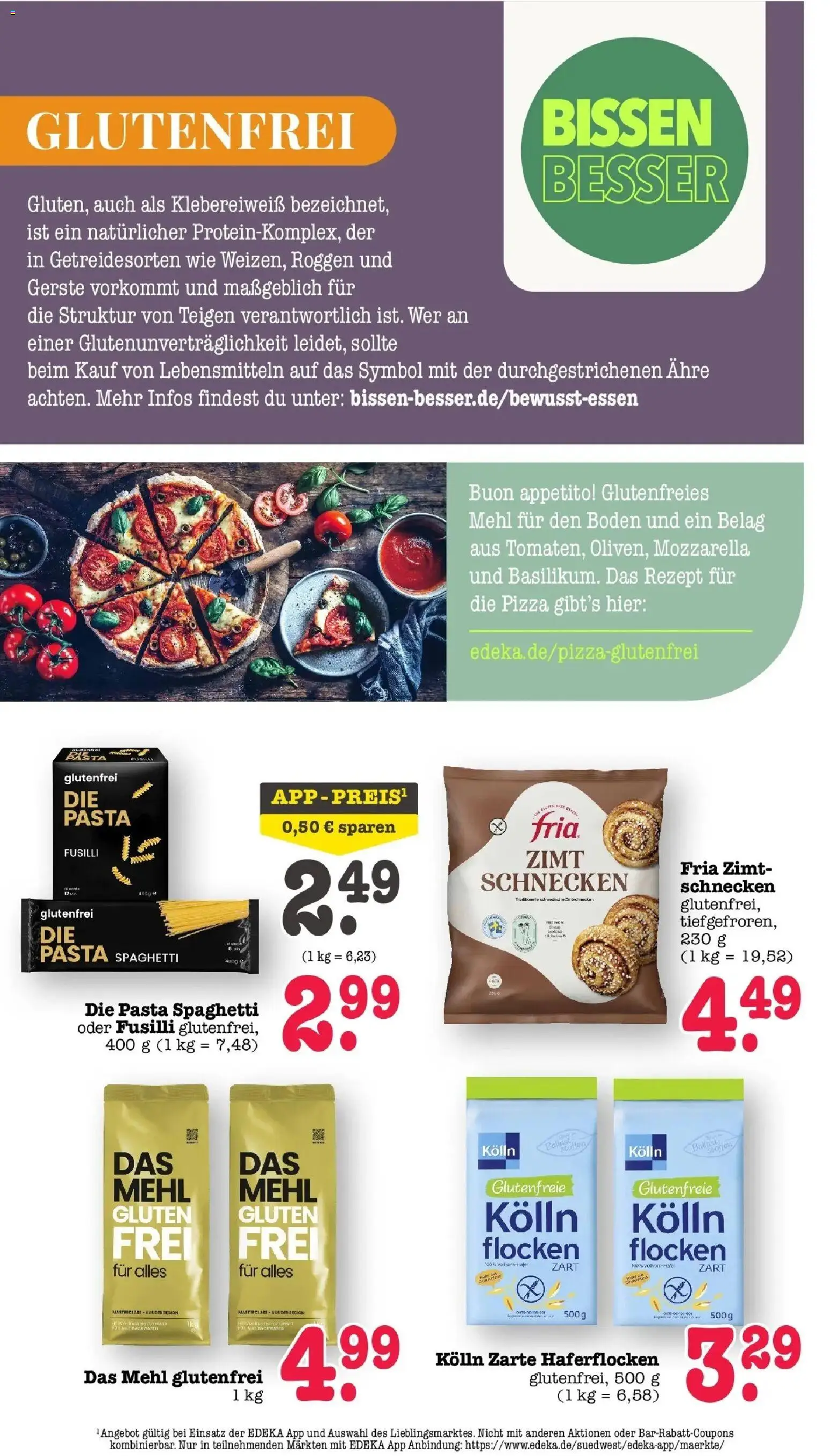 E center Prospekt Achern (ab 24.08.2026) zum Blättern | Seite: 38 | Produkte: Spaghetti, Mozzarella, Pasta, Flocken