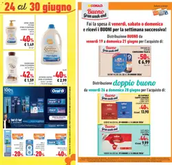 Anteprima del volantino Conad volantino Superstore Lombardia valido a partire dal 17.06.2026 | Pagina: 47 | Prodotti: Crema, Sapone, Olio, Lavatrice