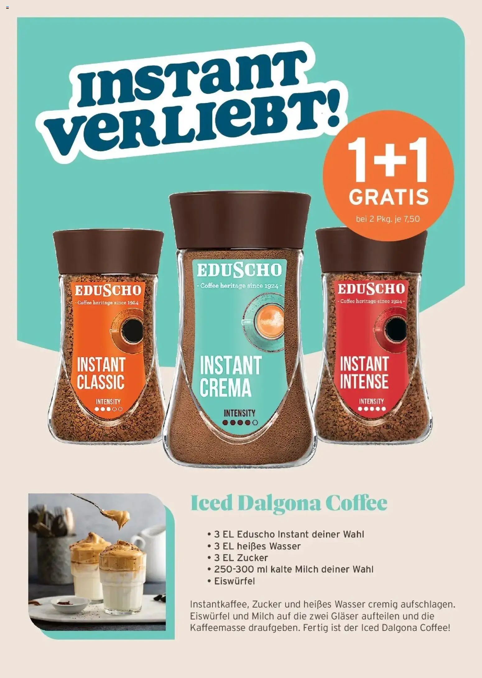 Tchibo Eduscho - Tchibo Magazin von 13.08.2026 - Aktuelle Angebote | Seite: 6 | Produkte: Wasser, Zucker, Milch