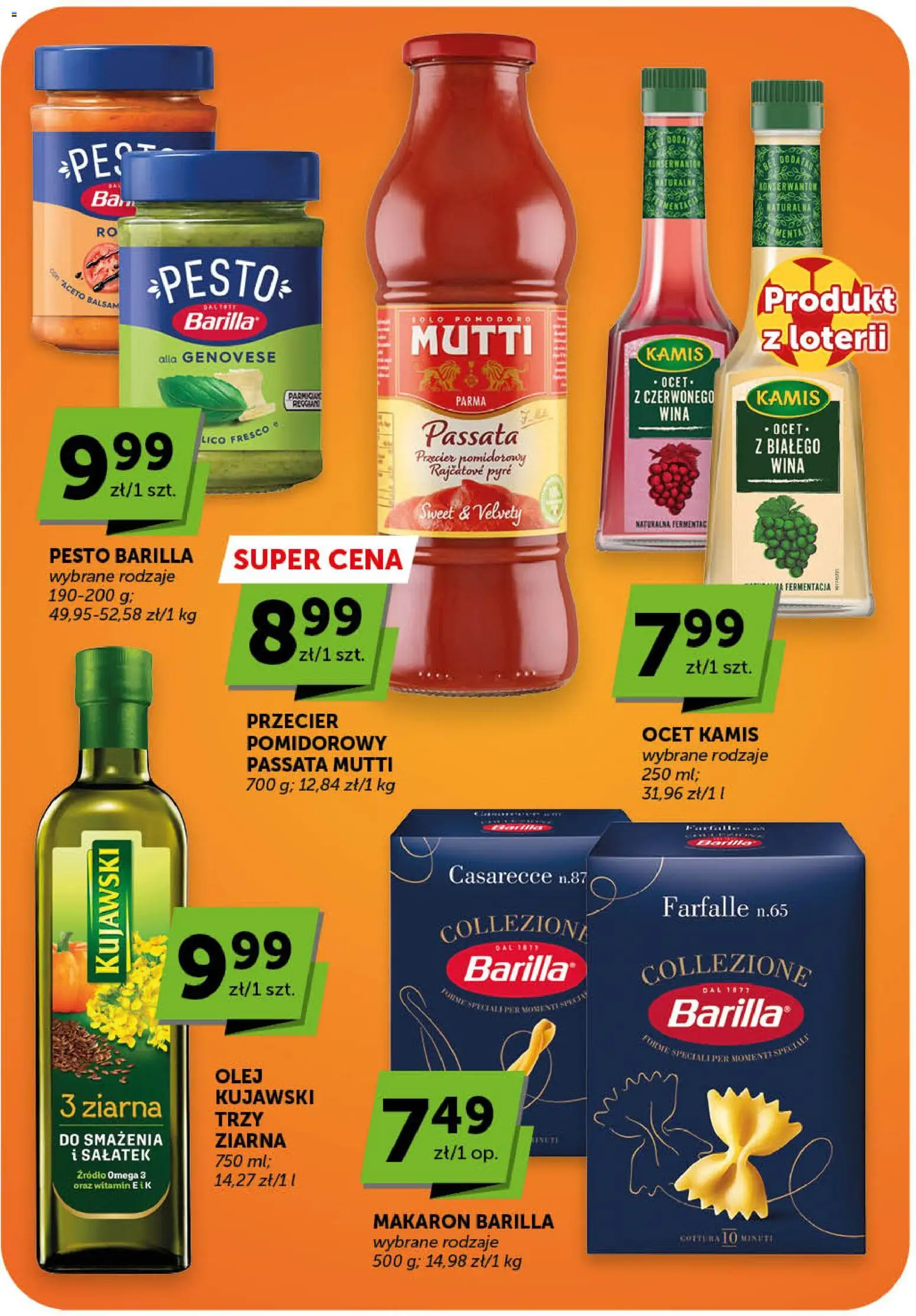 Groszek gazetka od 25.06.2026 | Strona: 30 | Produkty: Przecier pomidorowy, Pesto, Olej, Fresco