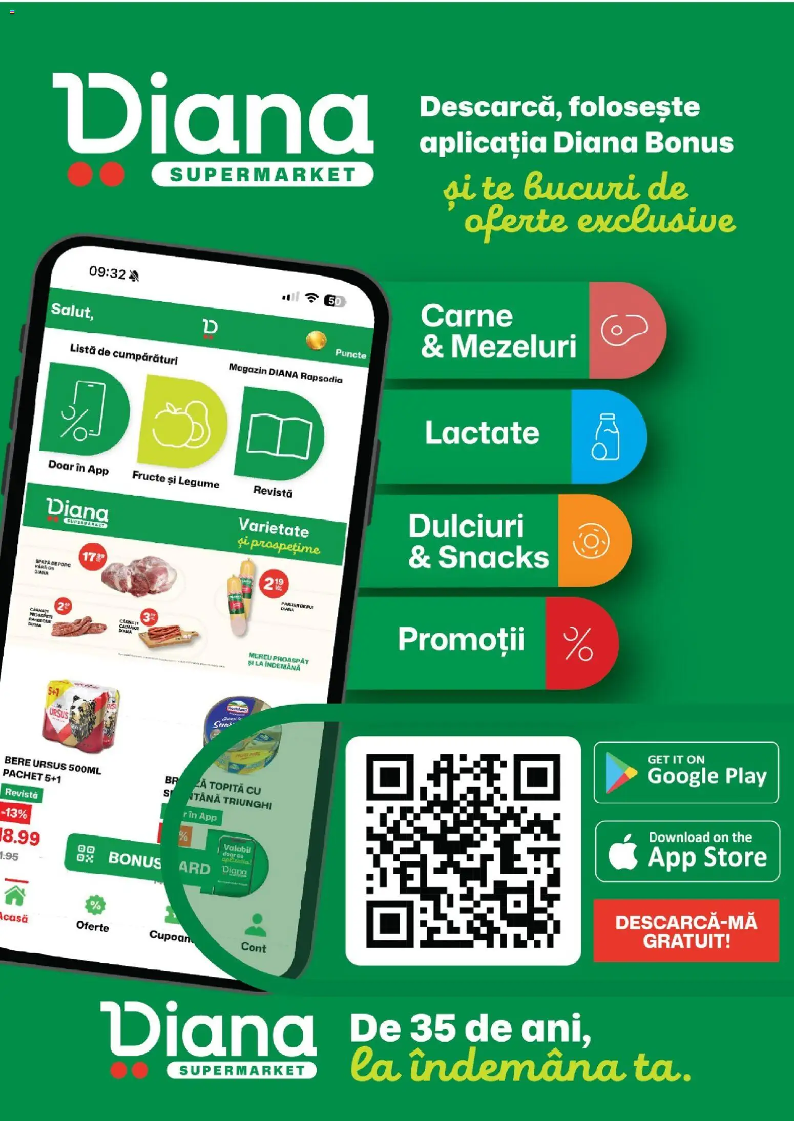 Noul catalog Diana – valabil de la 01.09.2026 | Pagină: 12 | Produse: Ursus, Cabanos, Bere, Fructe