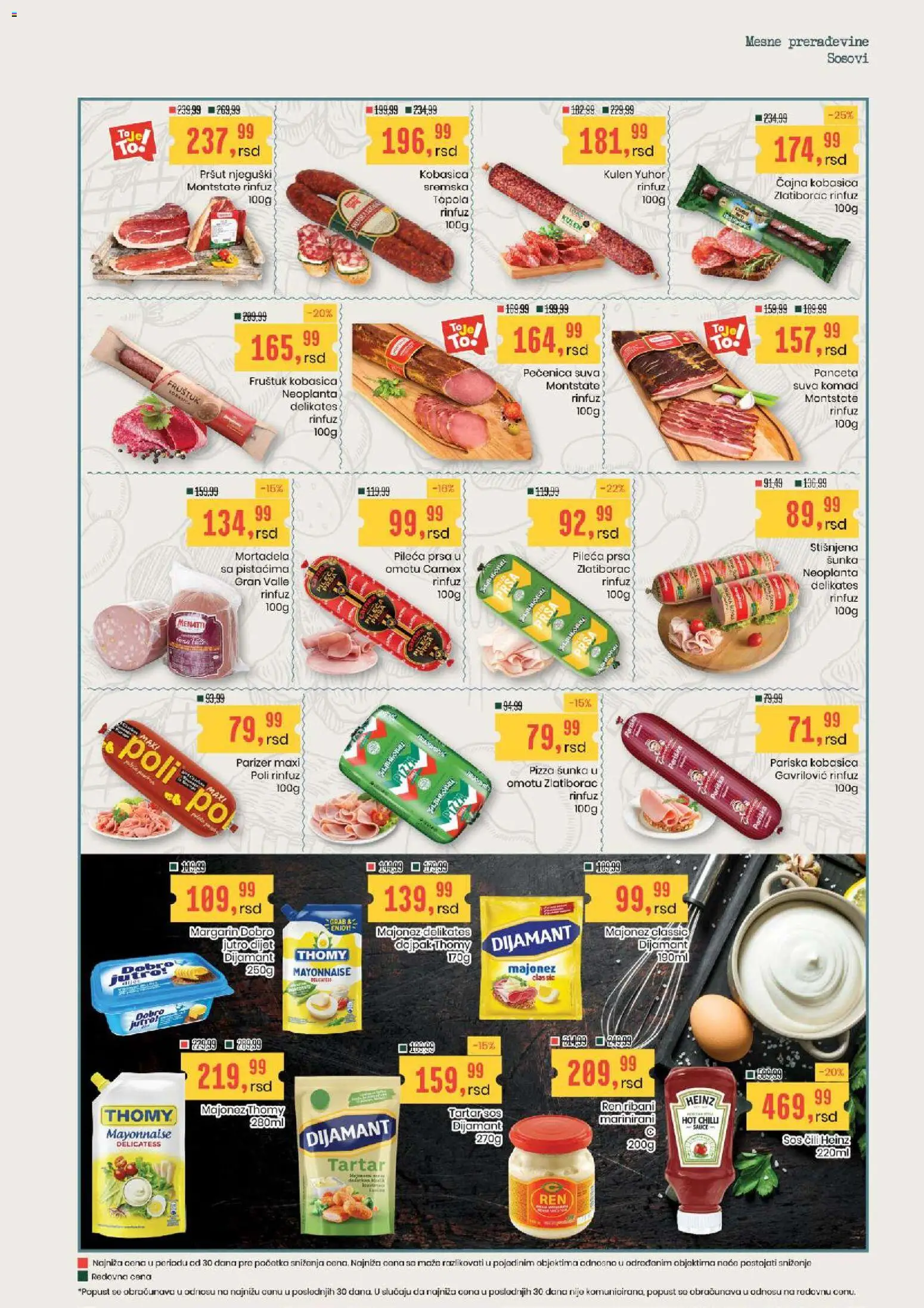 Aroma Market katalog - važi od 03.09.2026 | Strana: 9 | Proizvode: Majonez, Parizer, Margarin, Ren