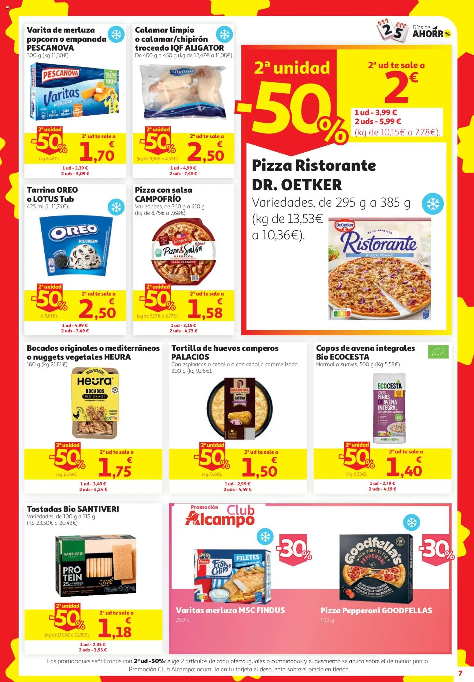 Alcampo Superstore │ válido desde el 24/09/2026 | Página: 7 | Productos: Oreo, Cebolla, Salsa barbacoa, Nuggets