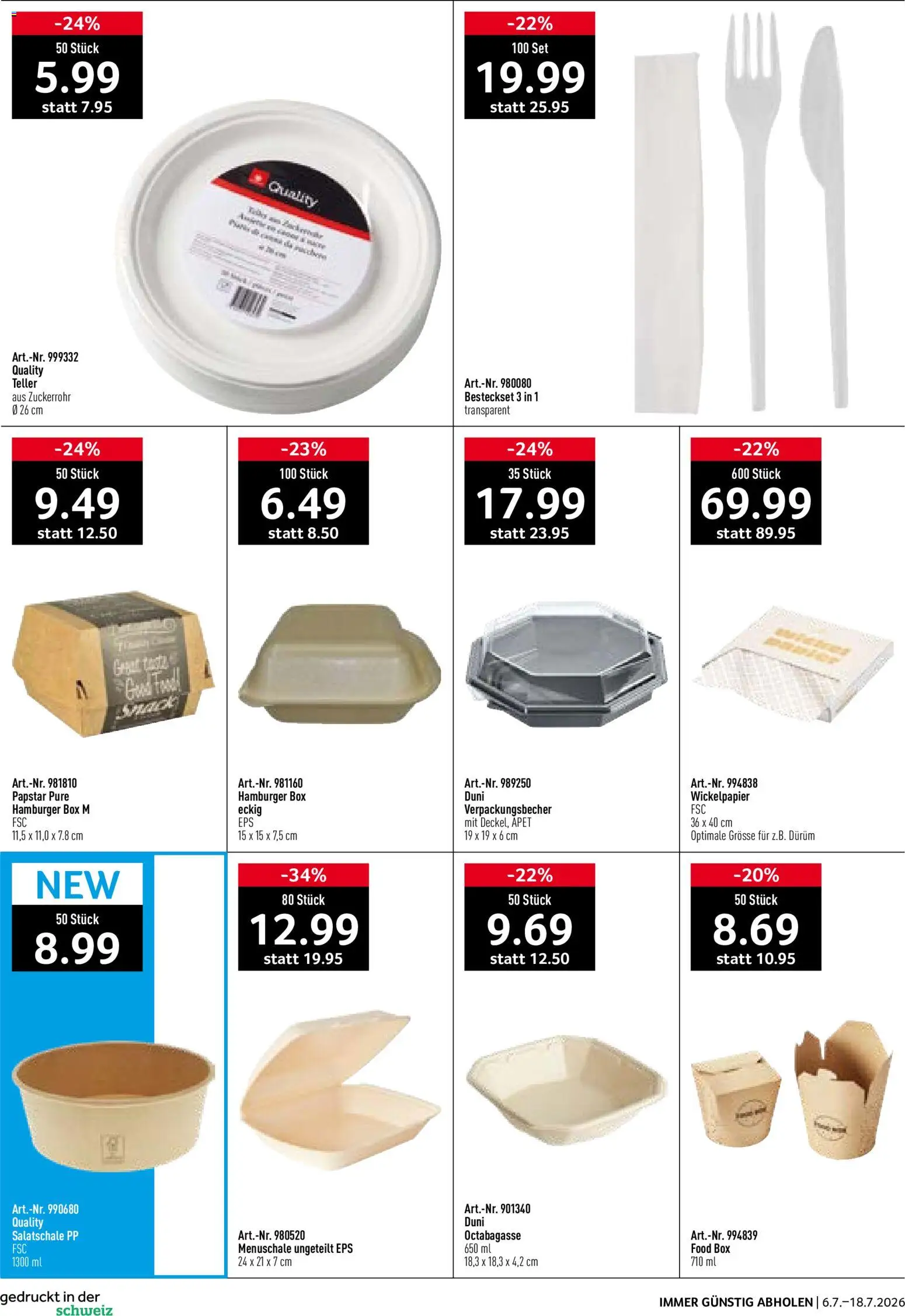 Prodega Aktionen Take Away – gültig ab 06.07.2026 | Seite: 20 | Produkte: Box
