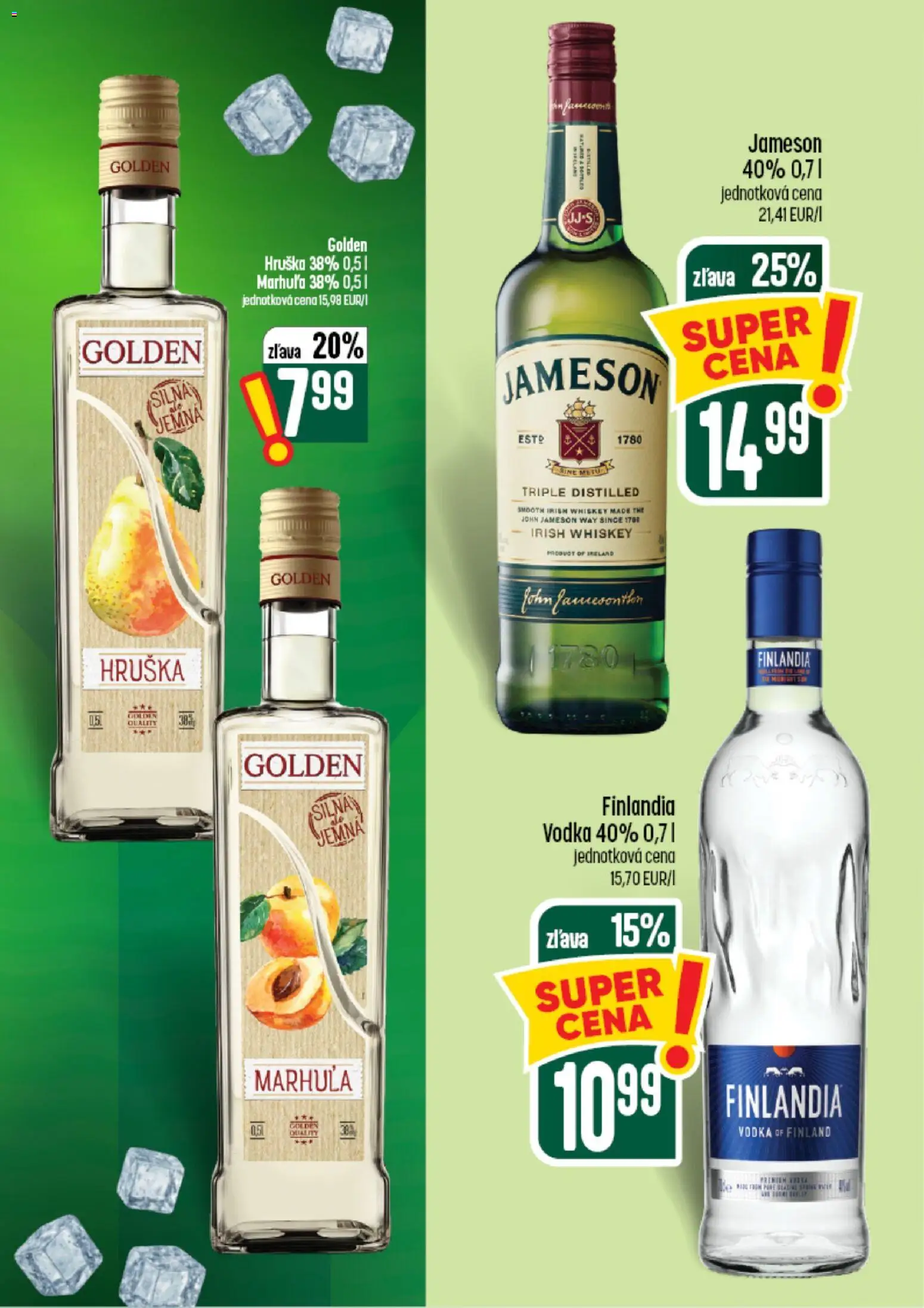 Nové COOP Jednota akcie – leták je platný od 26.08.2026 | Strana: 57 | Produkty: Jameson, Finlandia Vodka, Vodka, Finlandia