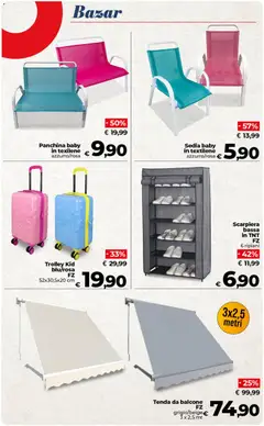 Anteprima del volantino COOP volantino Superstore Sicilia valido a partire dal 19.05.2026 | Pagina: 49 | Prodotti: Tenda, Panchina, Trolley, Sedia