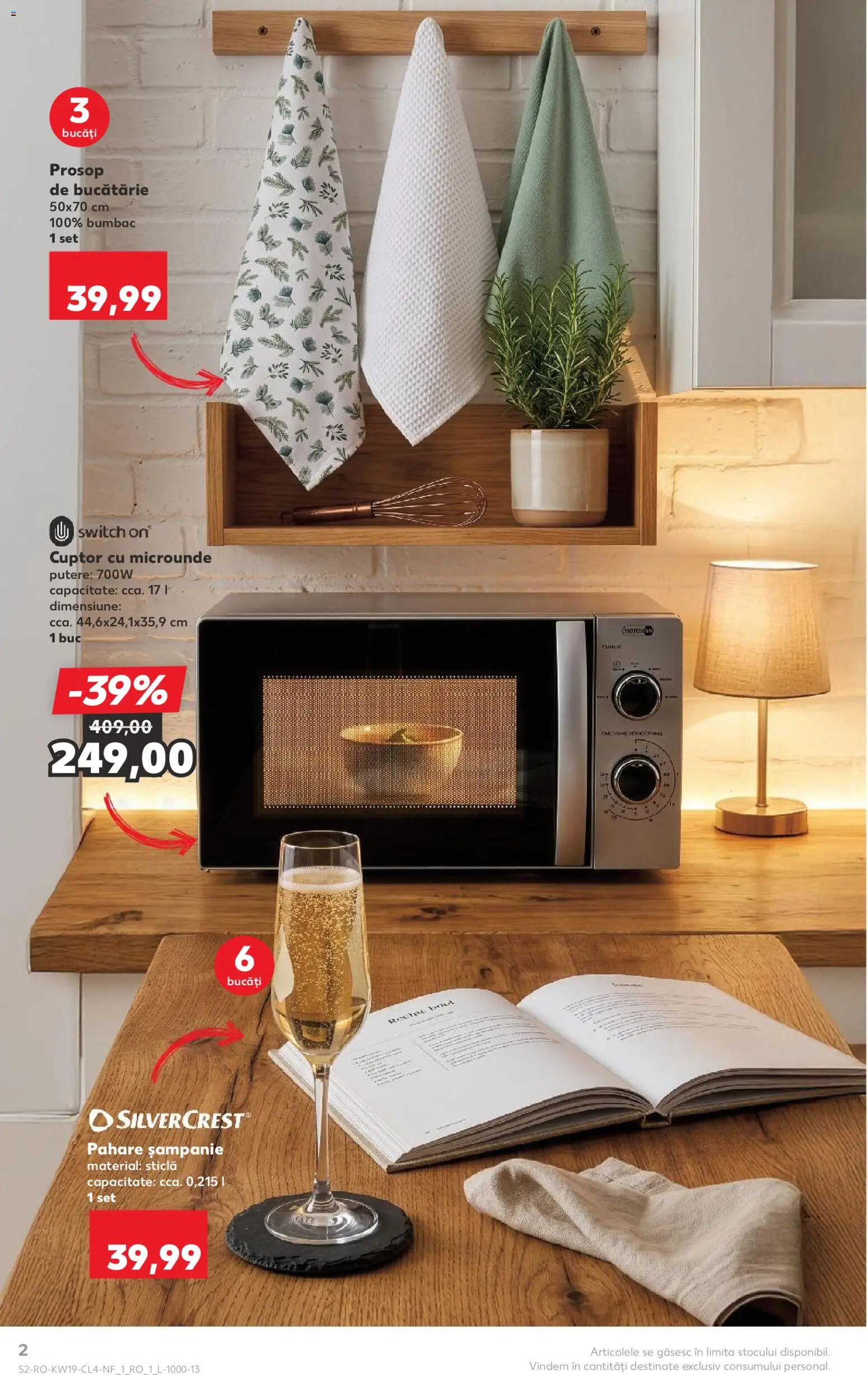 Noul catalog Kaufland – valabil de la 06.05.2026 | Pagină: 2 | Produse: Cuptor, Cuptor Cu Microunde, Pahare, Bucătărie