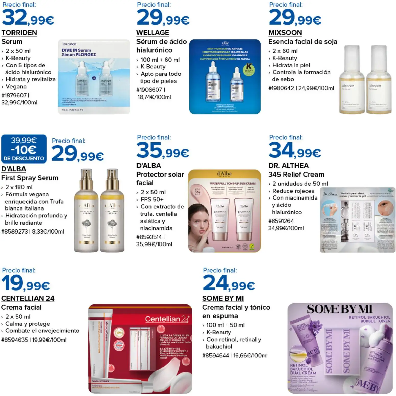 Costco Cuidado Beleza │ válido desde el 08/07/2026 | Página: 3 | Productos: Protector solar, Crema facial, Toner, Esencia facial